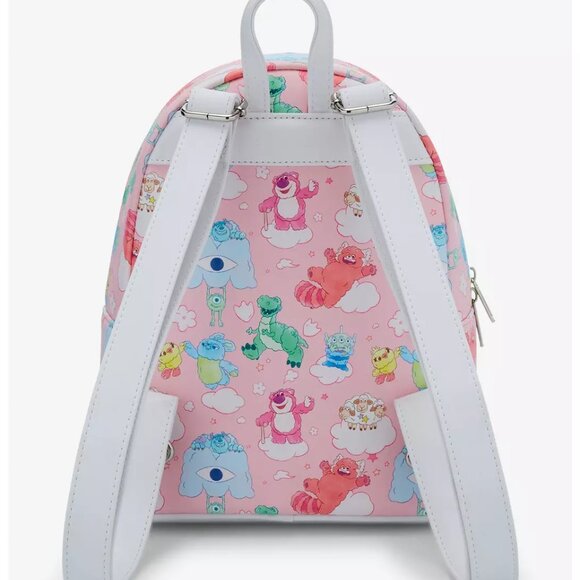 Loungefly Disney Pixar Characters On Clouds Mini Backpack - NWT main image 4